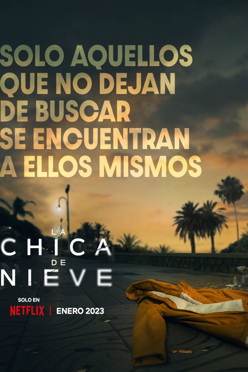 Spanish poster of the movie La chica de nieve