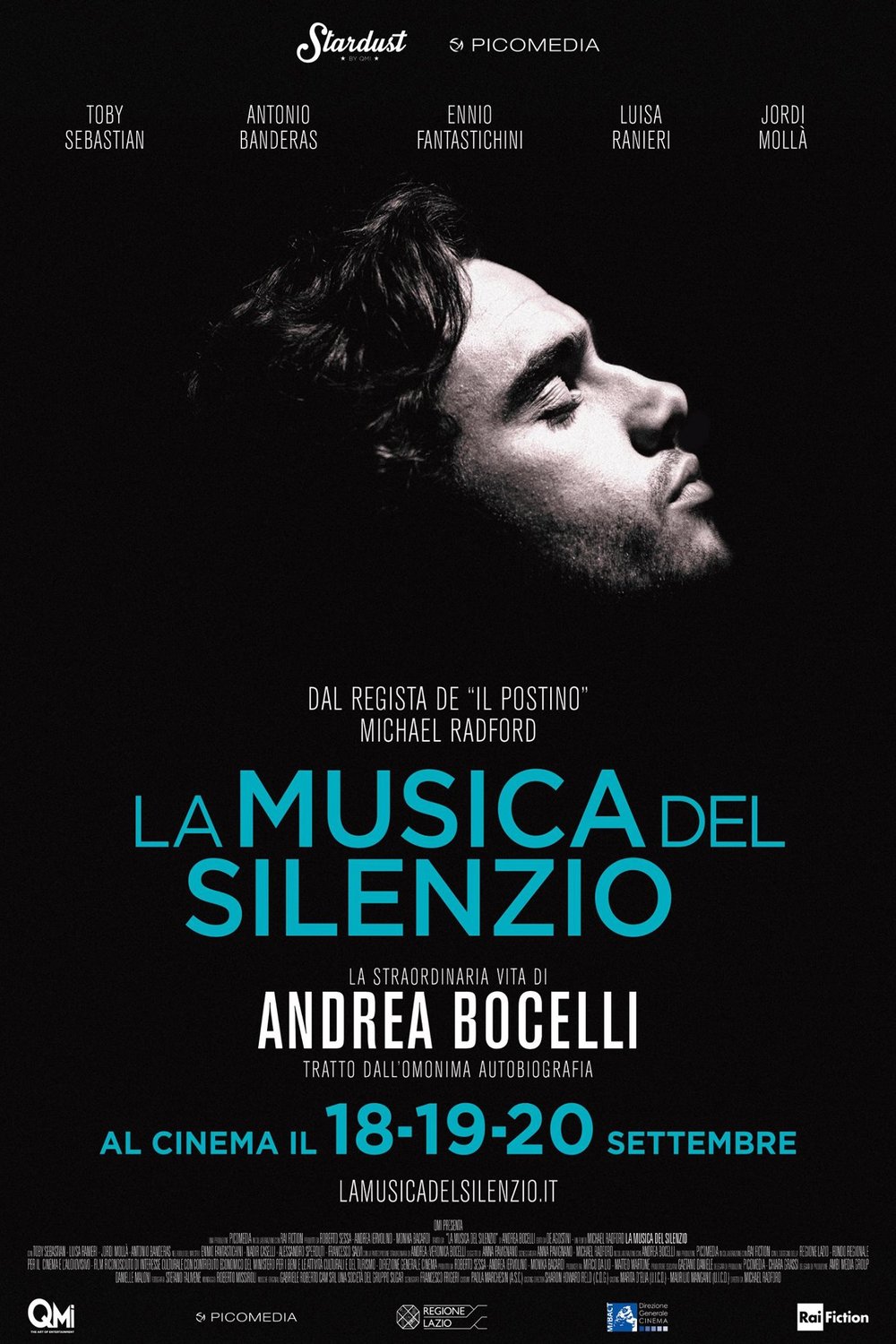 L'affiche originale du film La musica del silenzio en anglais
