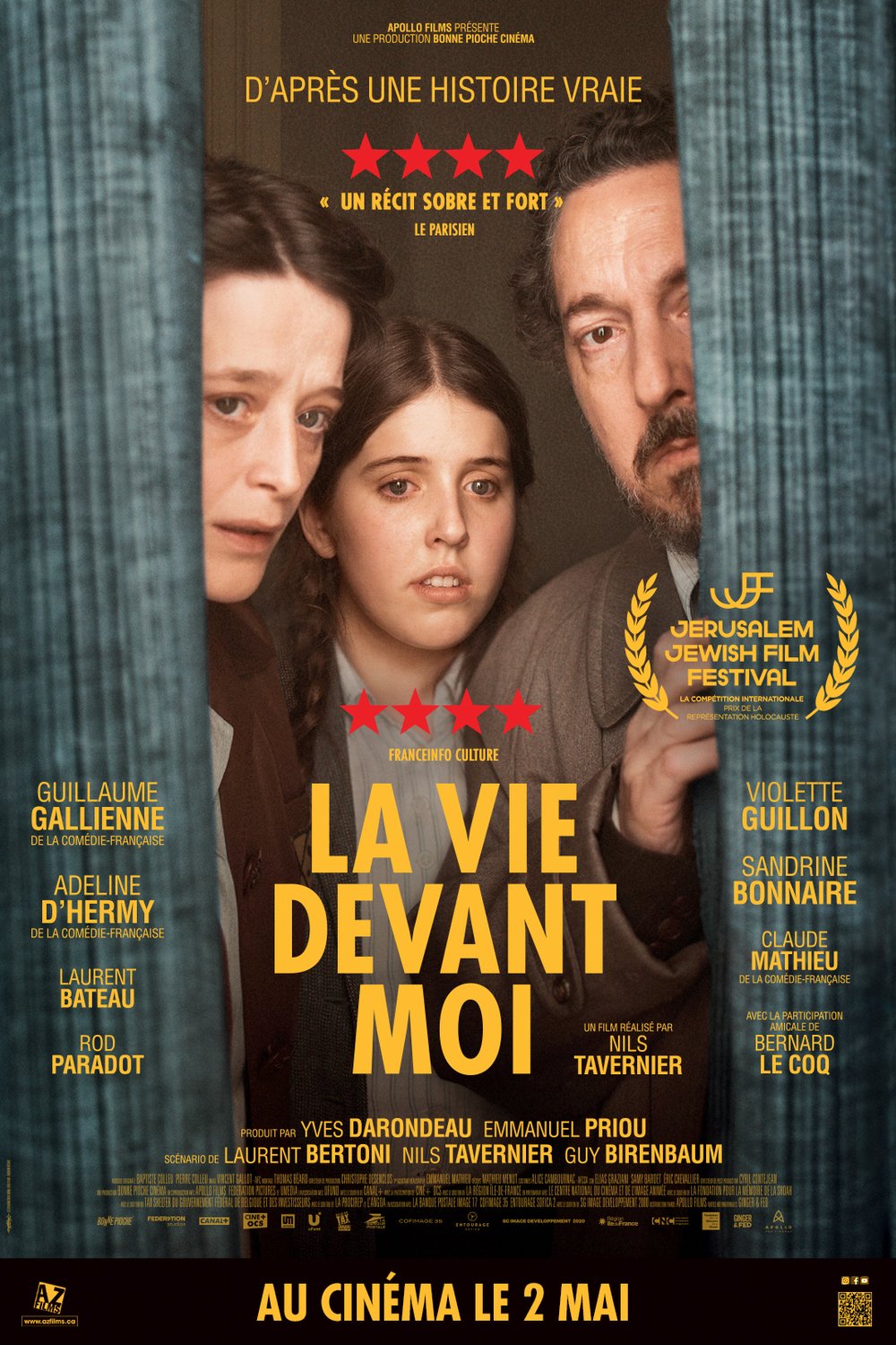 L'affiche du film La vie devant moi