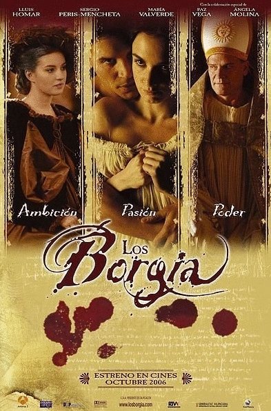L'affiche originale du film Les Borgia v.f. en espagnol