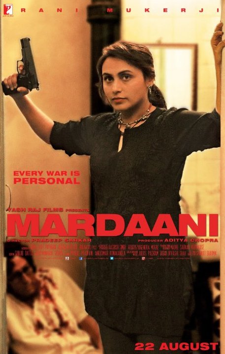 L'affiche originale du film Mardaani en Hindi
