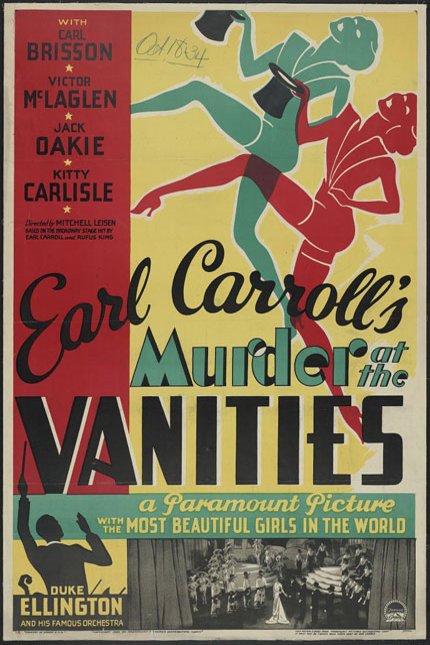 L'affiche du film Murder at the Vanities