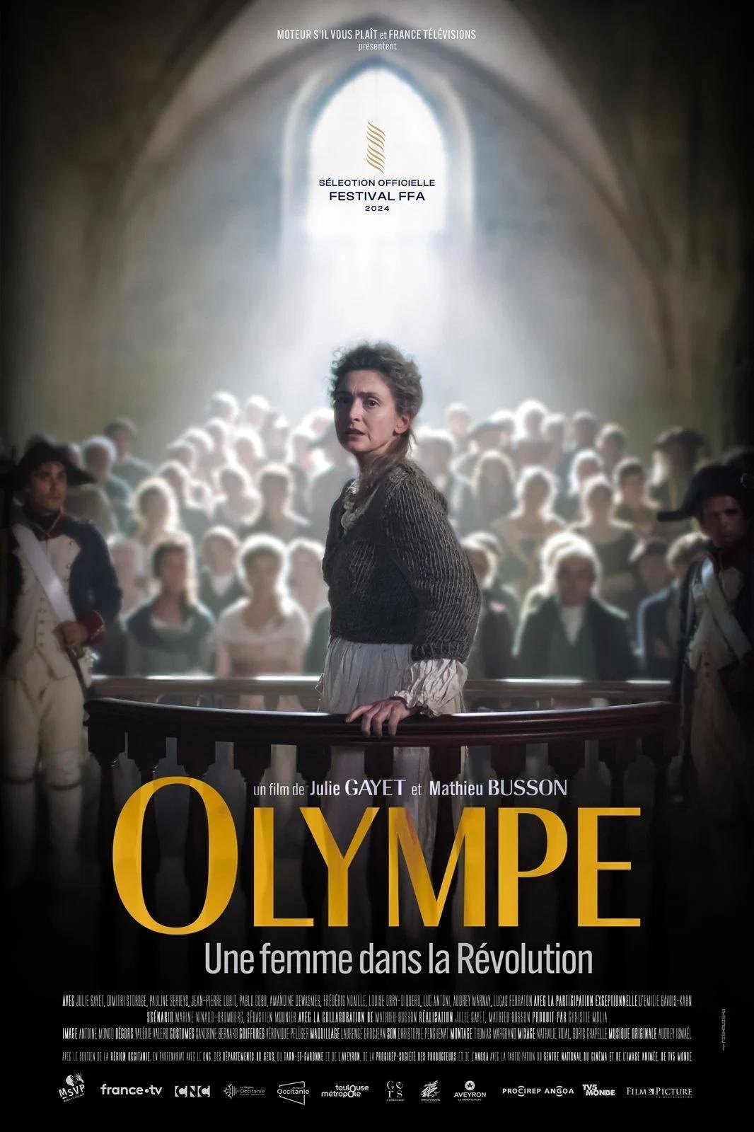 L'affiche du film Olympe, une femme dans la Révolution