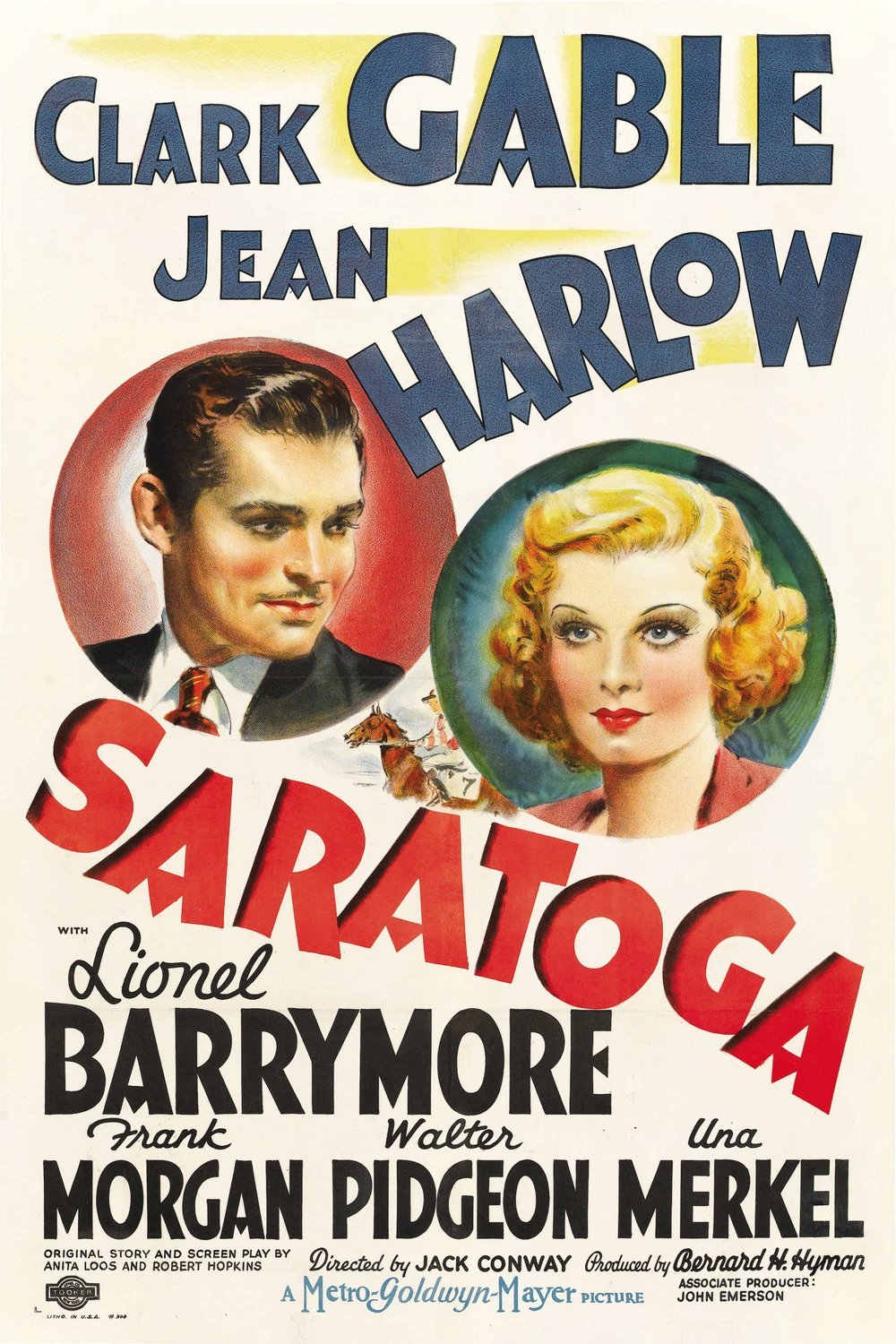 L'affiche du film Saratoga