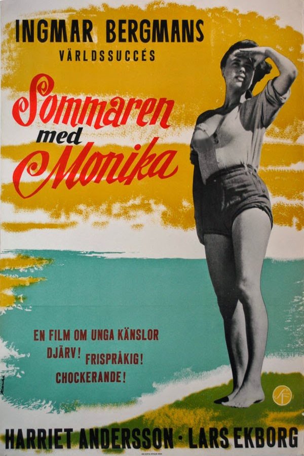 Swedish poster of the movie Sommaren med Monika