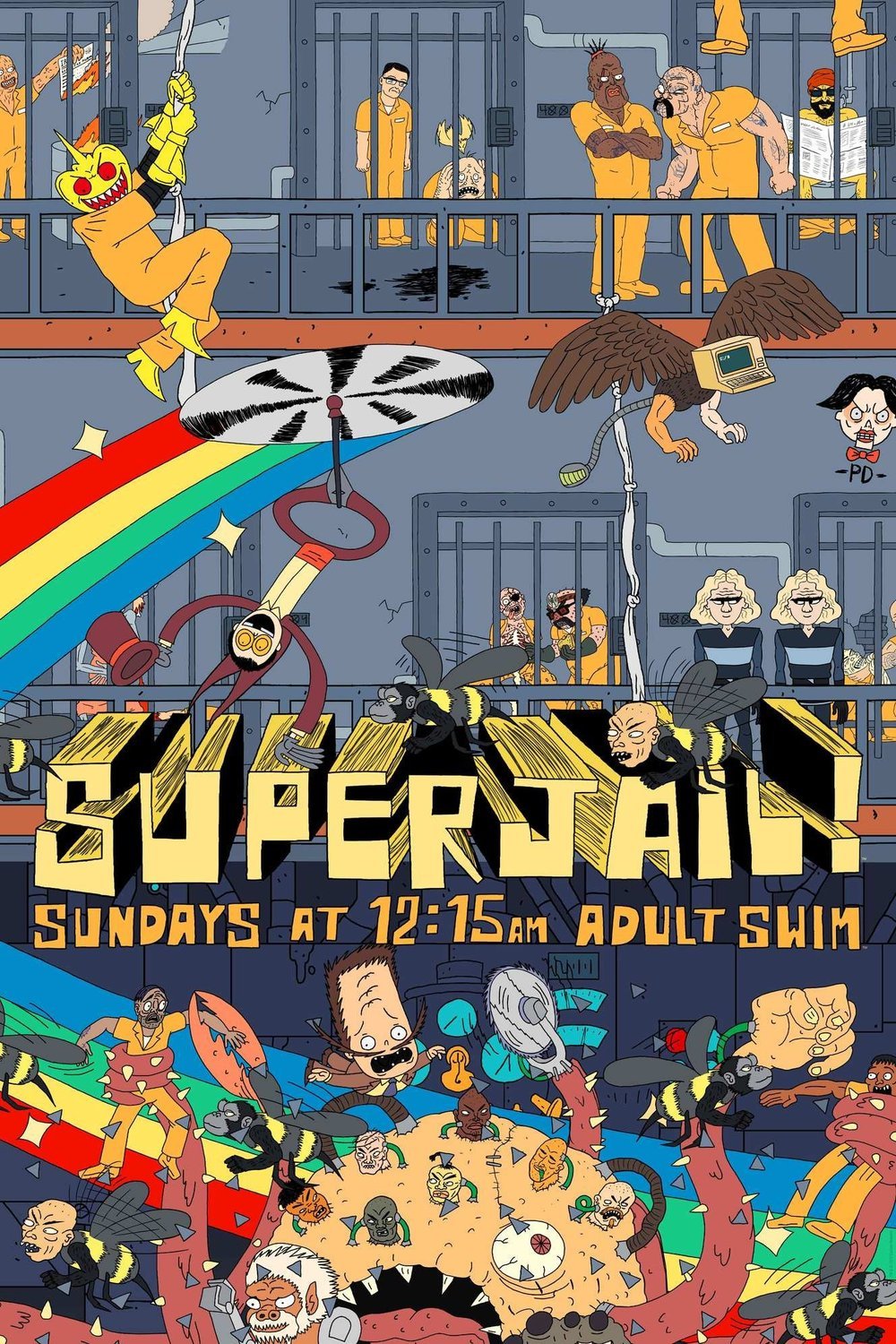 L'affiche du film Superjail!