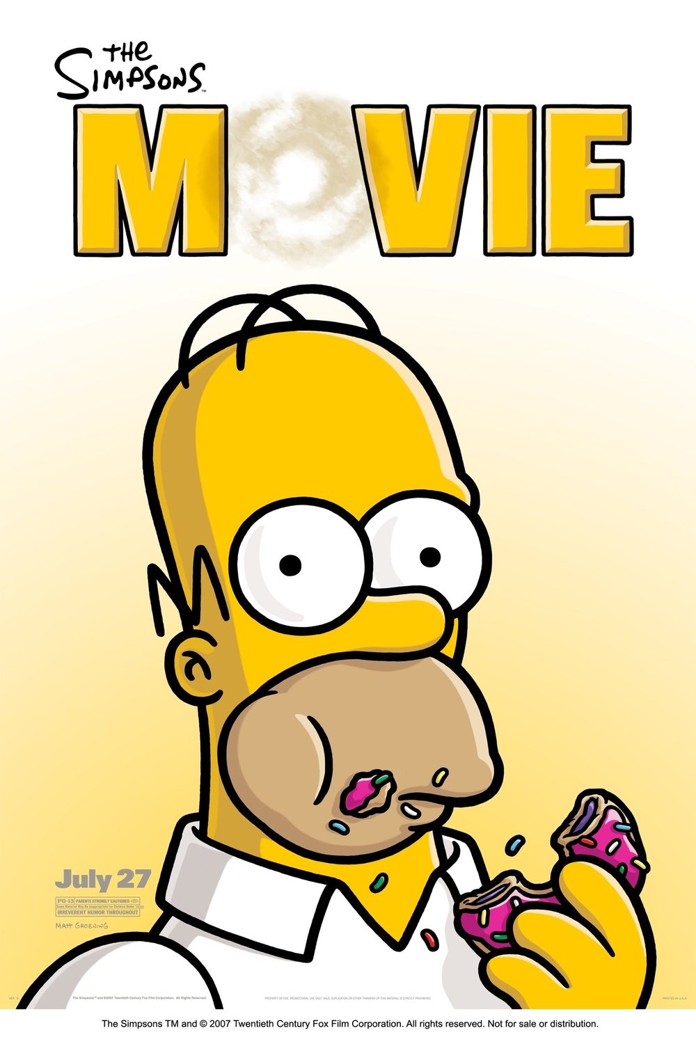 Poster of the movie The Simpsons Movie