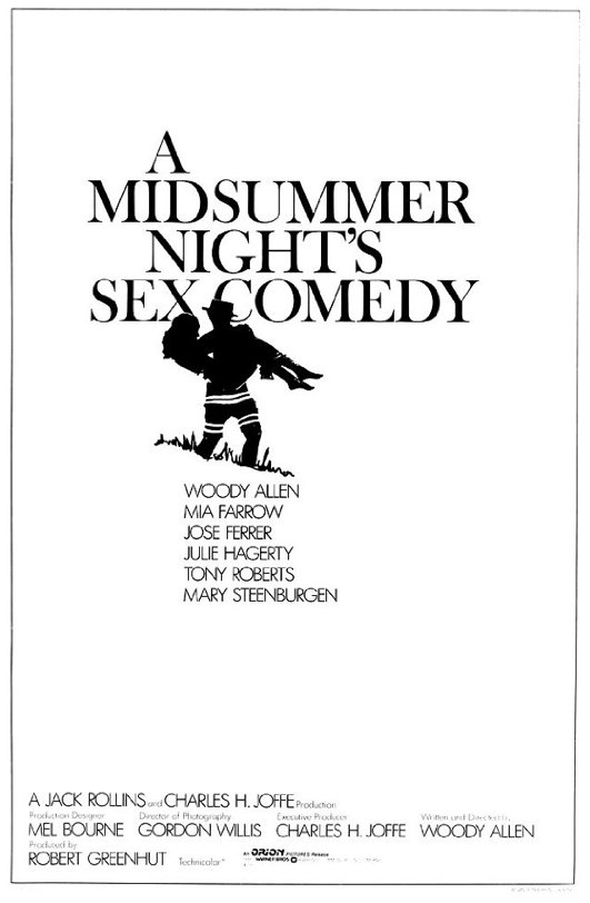 L'affiche du film A Midsummer Night's Sex Comedy