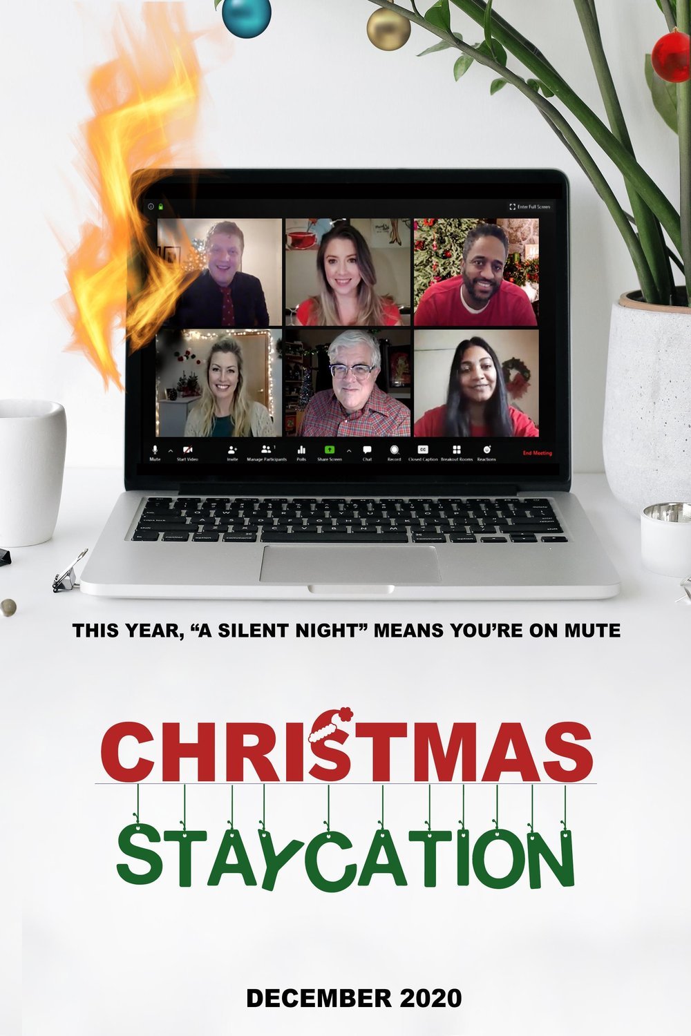 L'affiche du film Christmas Staycation [2020]