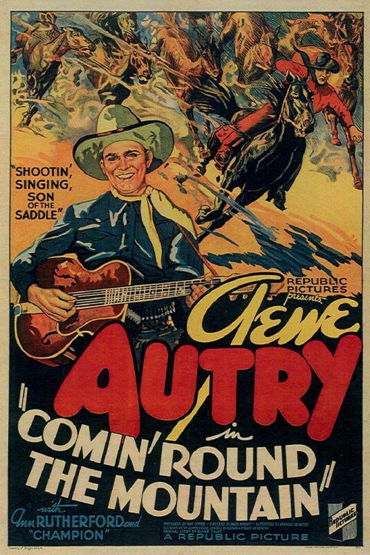 L'affiche du film Comin' 'Round the Mountain