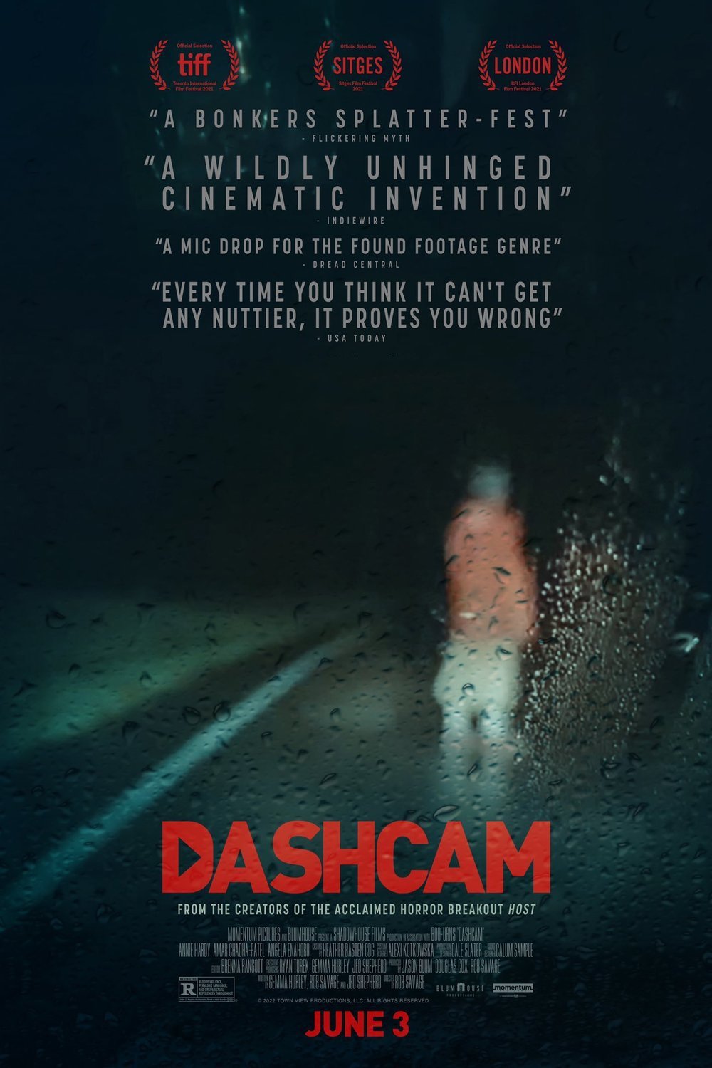 L'affiche du film Dashcam
