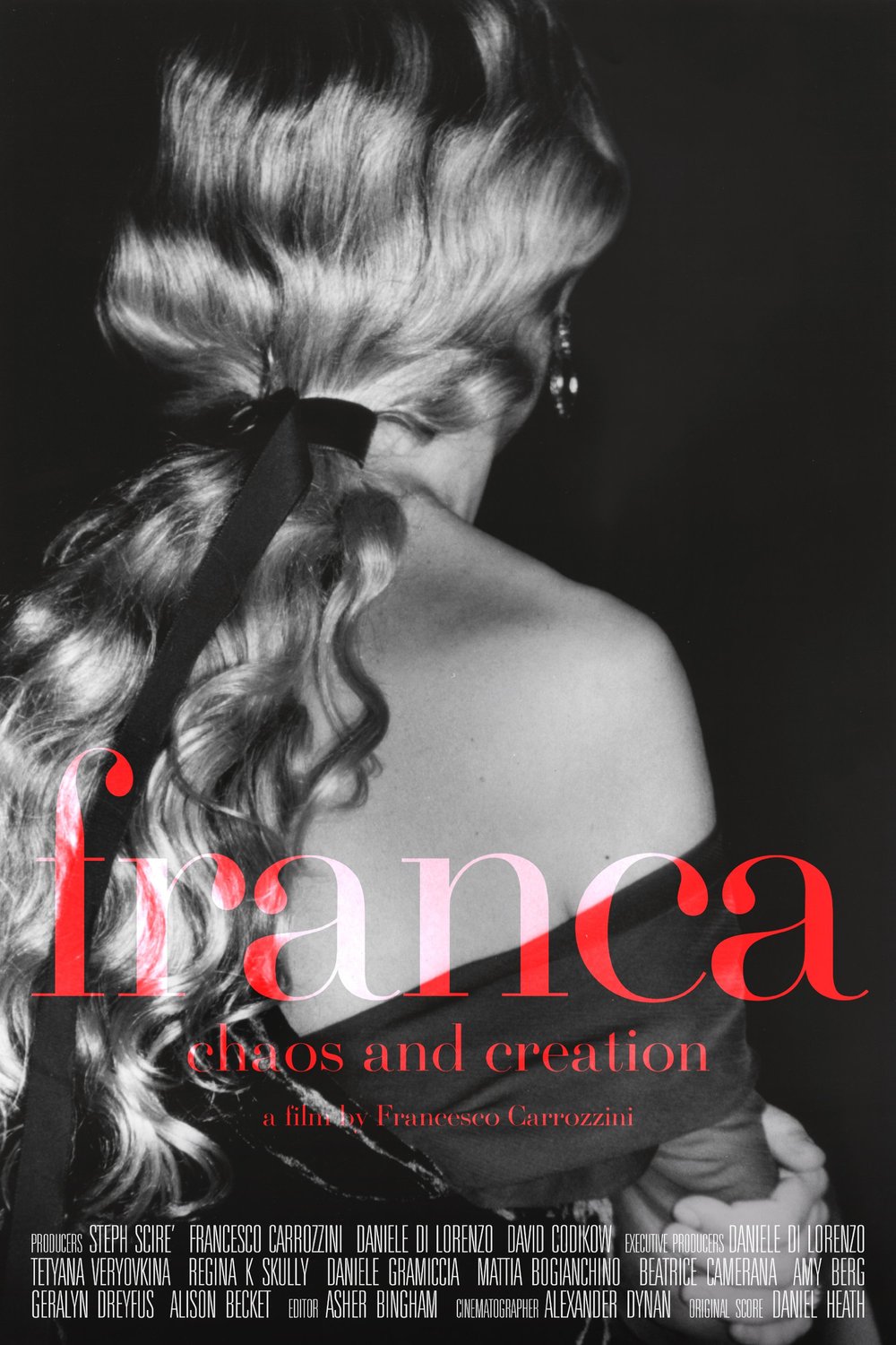 L'affiche du film Franca: Chaos and Creation