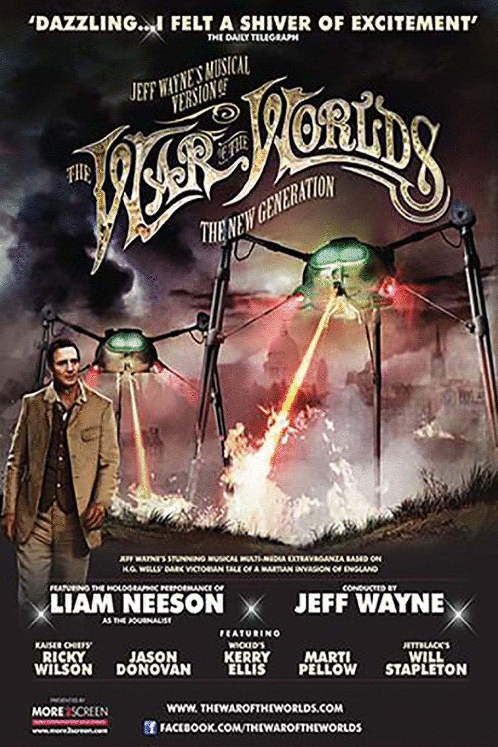 L'affiche du film Jeff Wayne's Musical Version of 'The War of the Worlds'