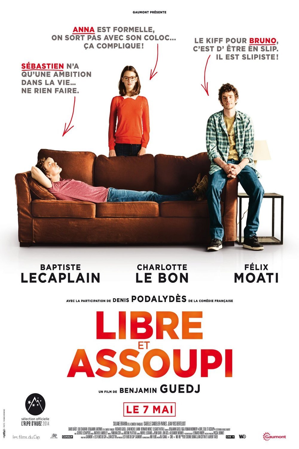 L'affiche du film Libre et assoupi