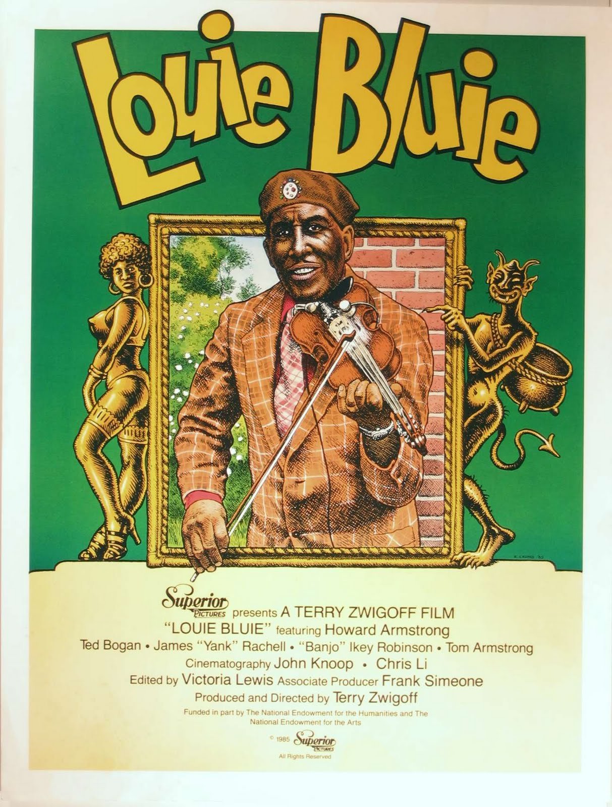 Poster of the movie Louie Bluie [1985]