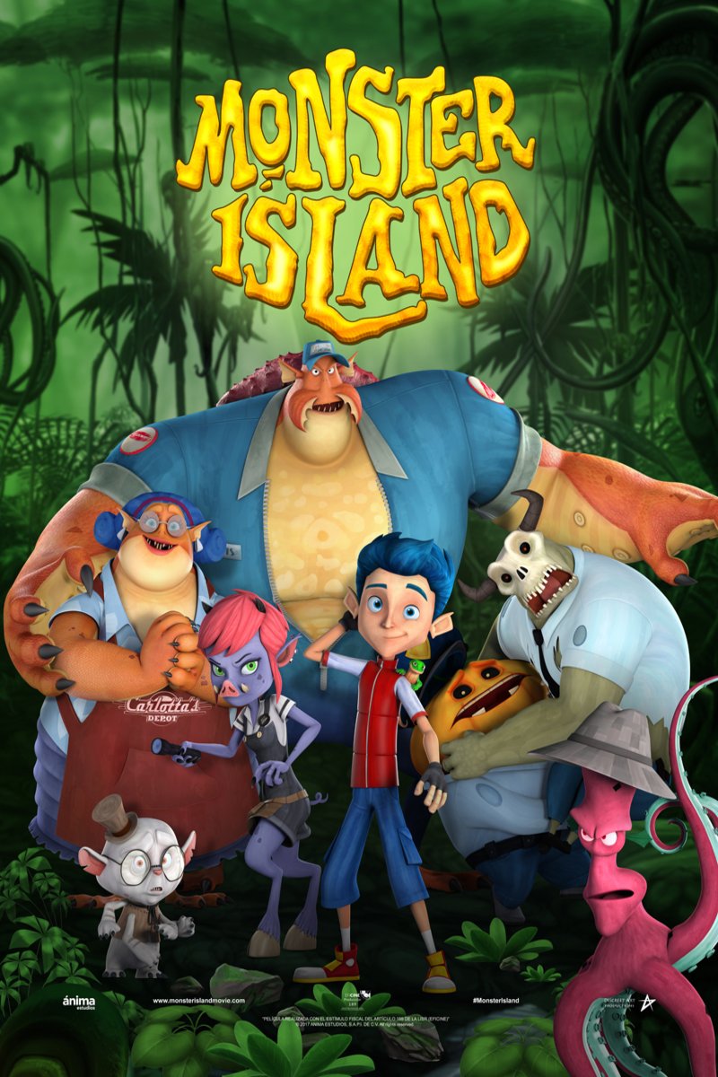 L'affiche du film Monster Island
