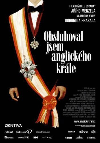 Czech poster of the movie I Served the King of England