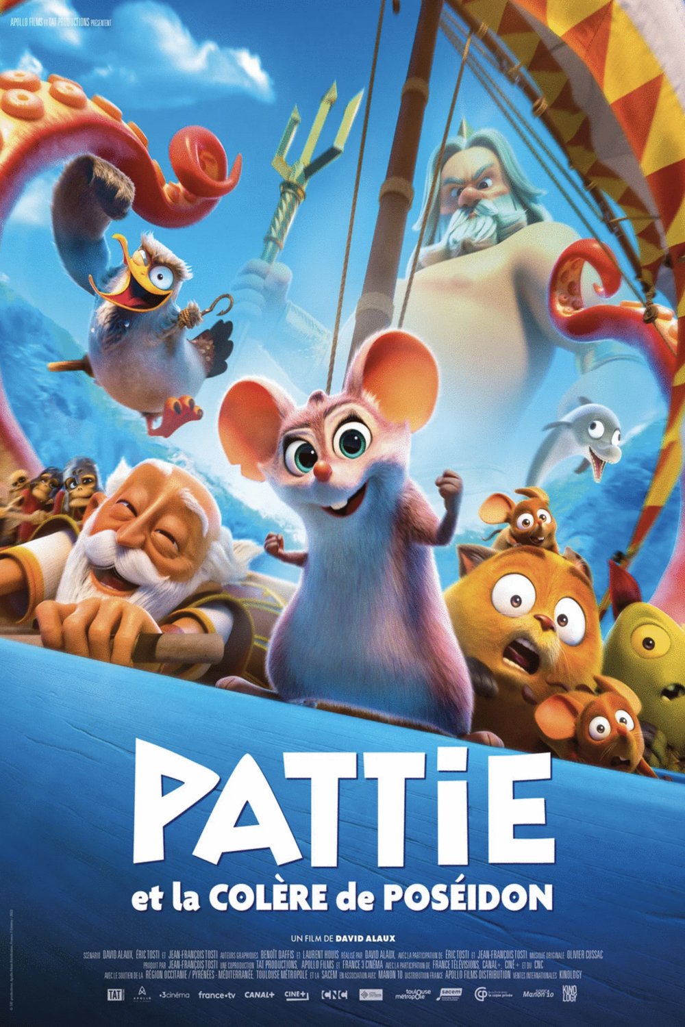L'affiche du film Pattie et la colère de Poséidon