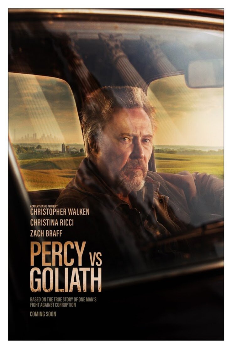 L'affiche originale du film Percy vs Goliath en anglais