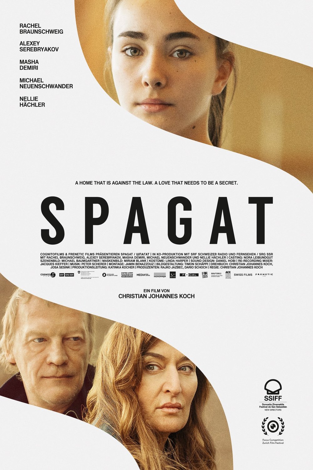 German poster of the movie Spagat