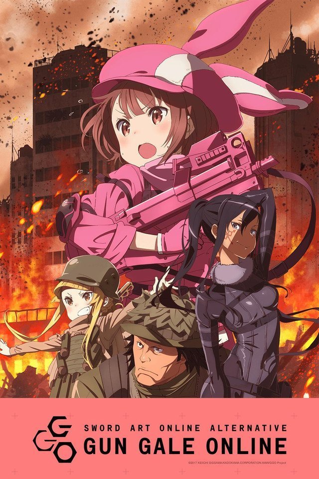 Japanese poster of the movie Sword Art Online: Alternative Gun Gale Online