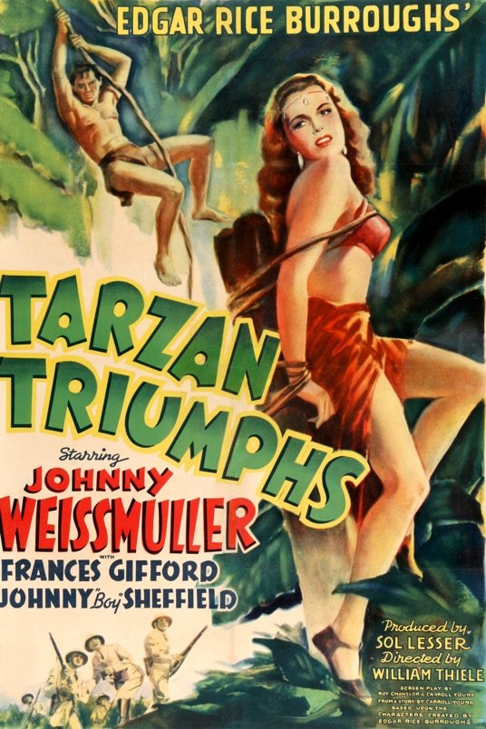 L'affiche du film Tarzan Triumphs