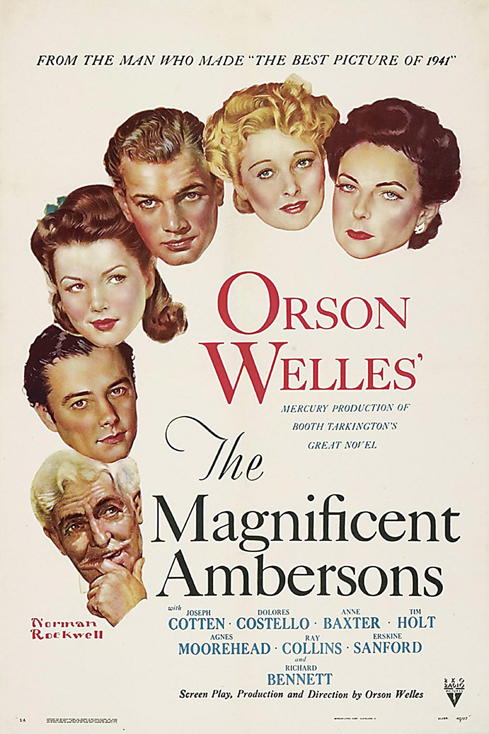 L'affiche du film La Splendeur des Ambersons