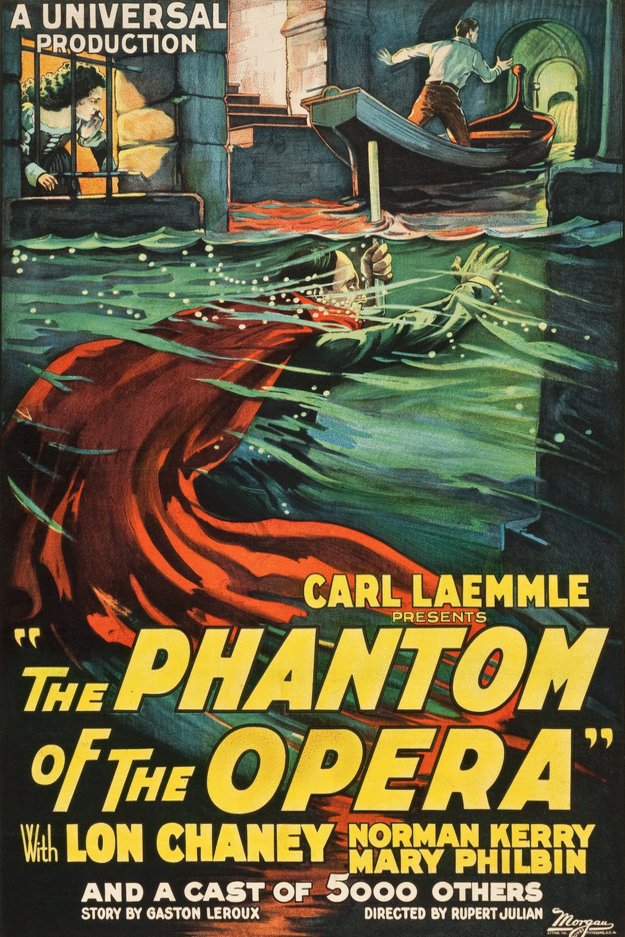L'affiche du film The Phantom of the Opera