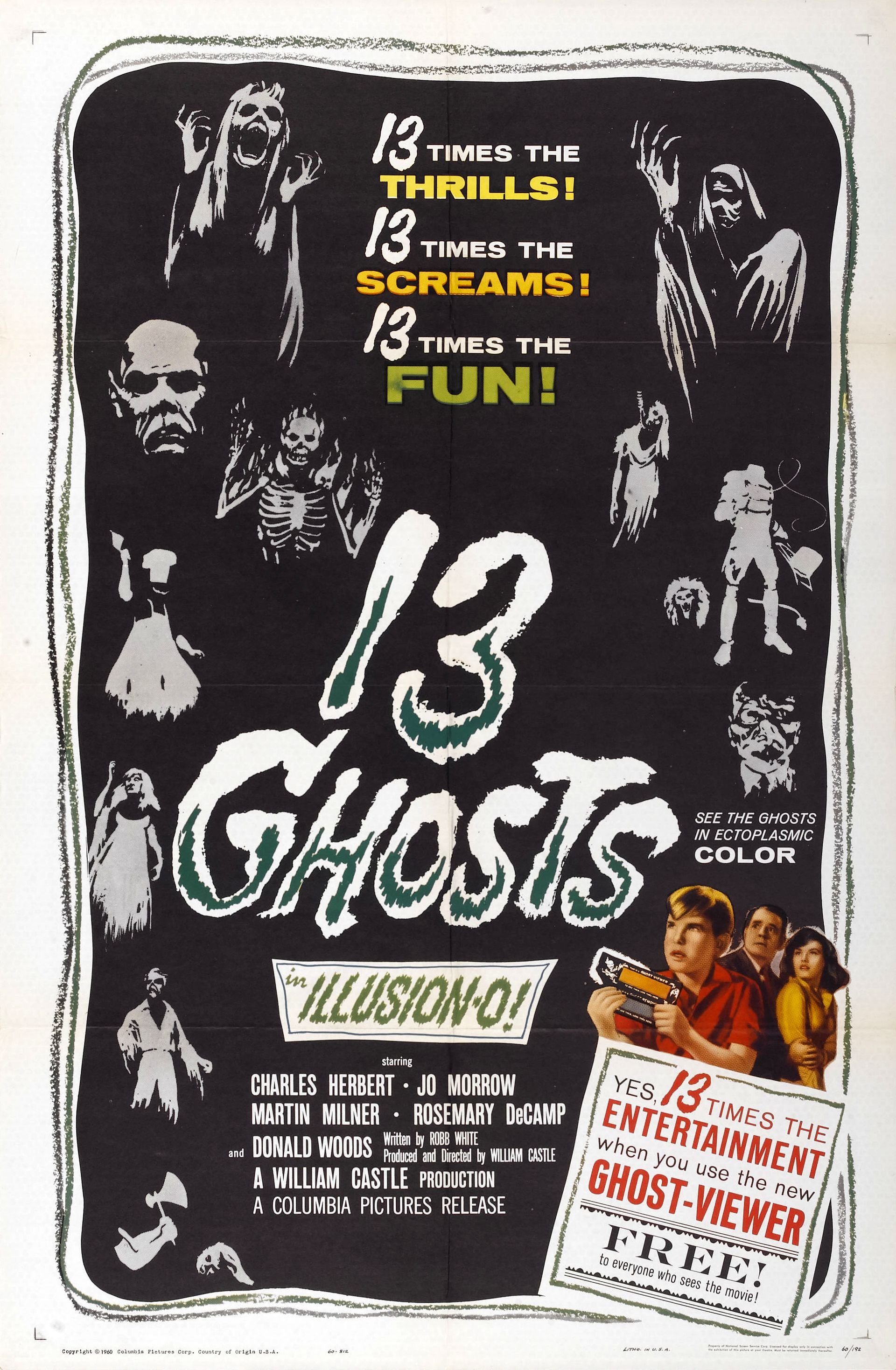 Poster of the movie 13 Ghosts [1960]