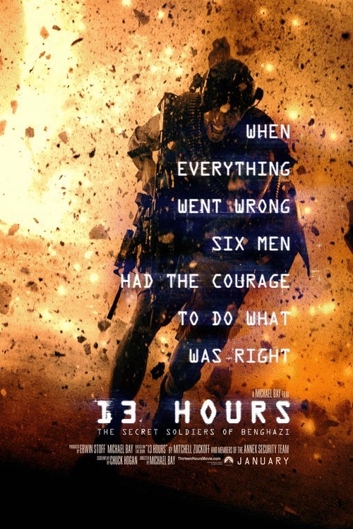 L'affiche du film 13 Hours: The Secret Soldiers of Benghazi