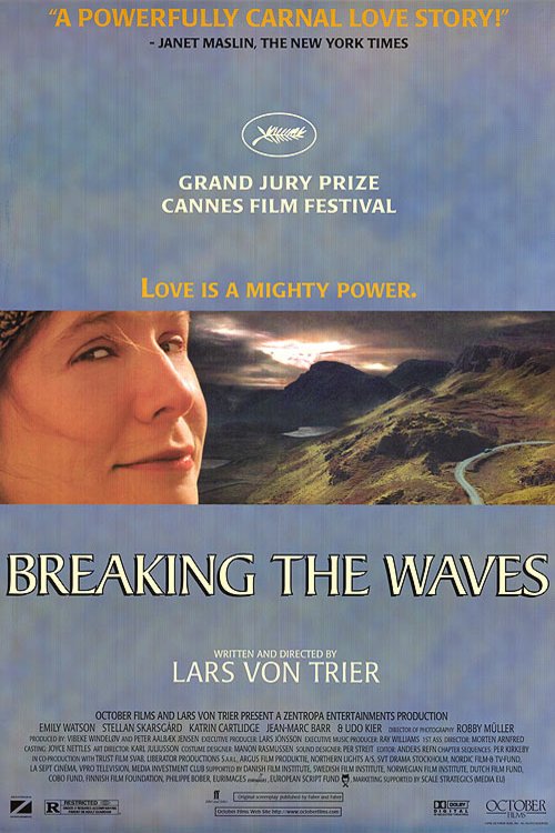 L'affiche du film Breaking the Waves
