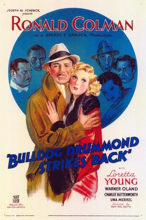 L'affiche du film Bulldog Drummond Strikes Back