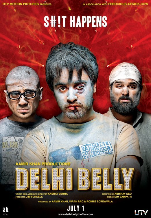 L'affiche du film Delhi Belly [2011]