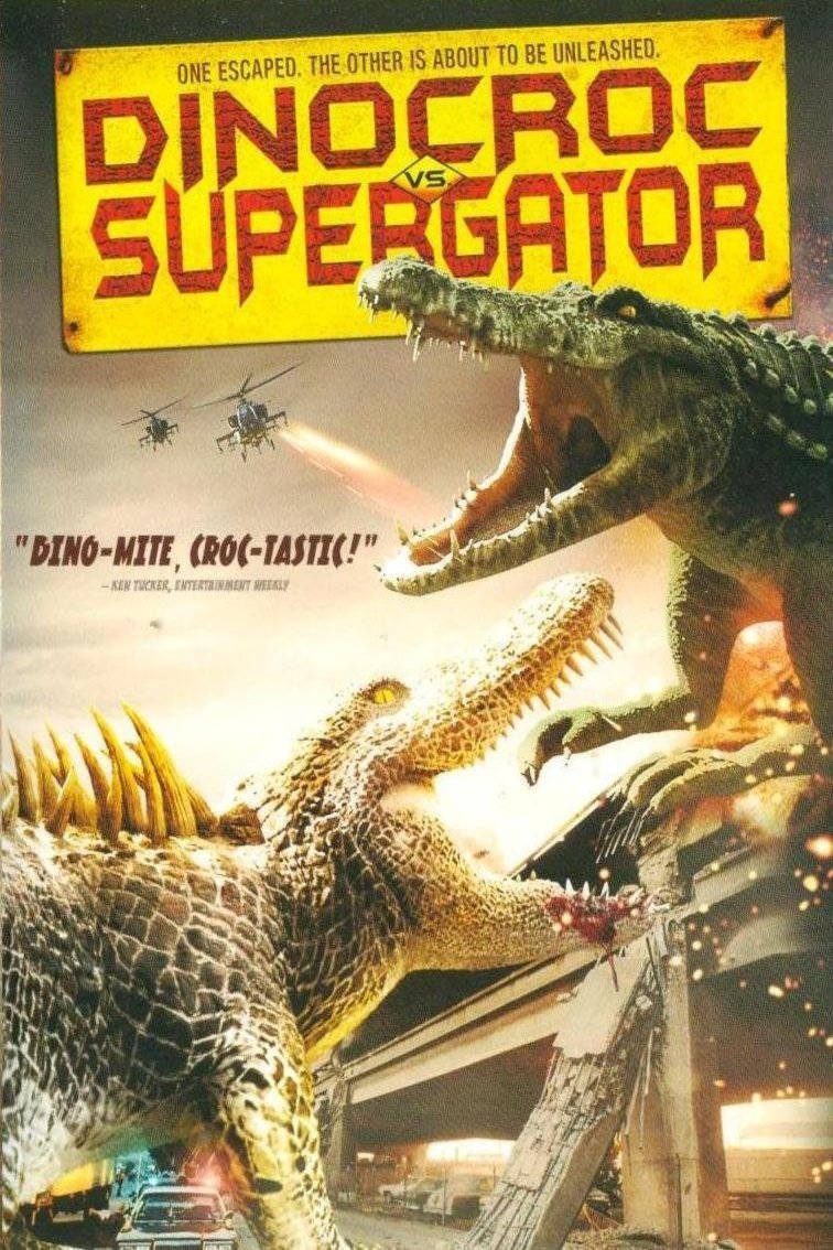 L'affiche du film Dinocroc vs. Supergator