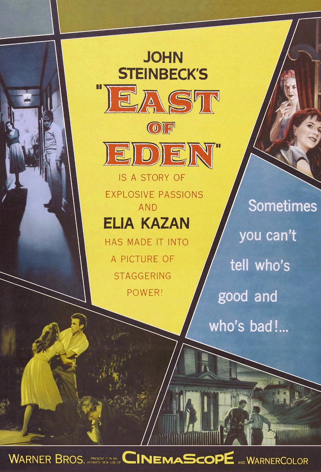 L'affiche du film À l'est d'Eden