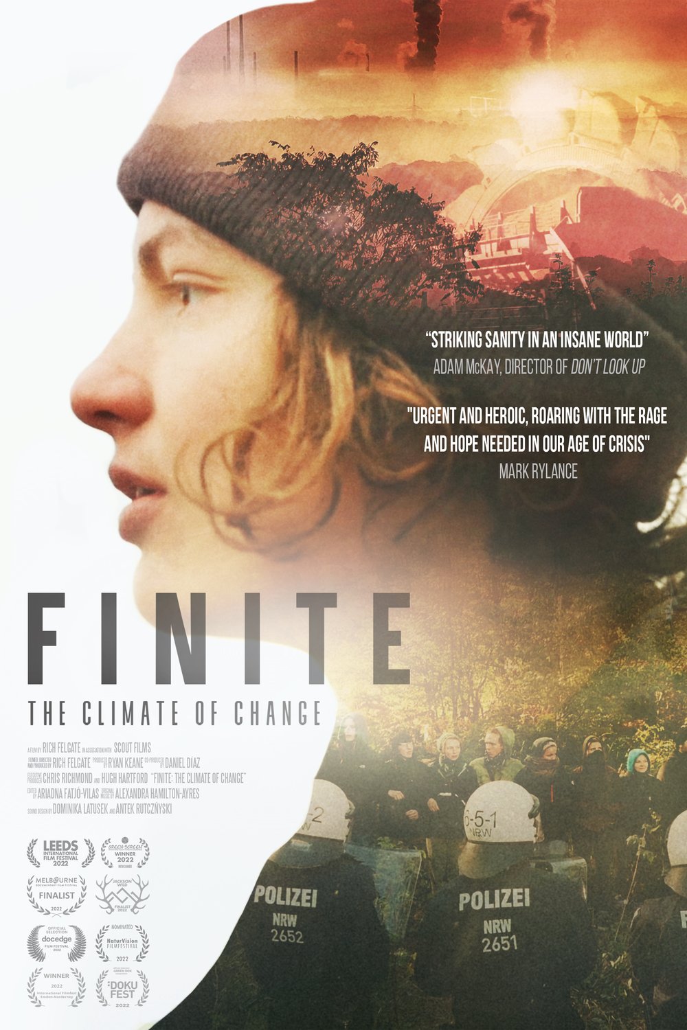 L'affiche du film Finite: The Climate of Change [2022]
