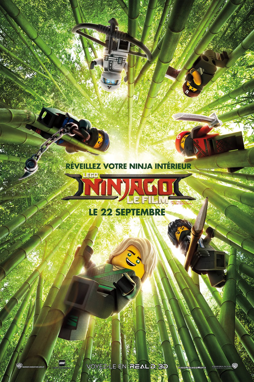 L'affiche du film Lego Ninjago Le Film