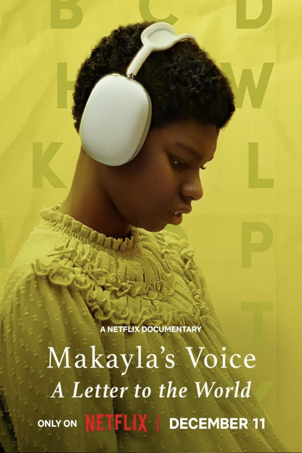 L'affiche du film Makayla's Voice: A Letter to the World [2024]
