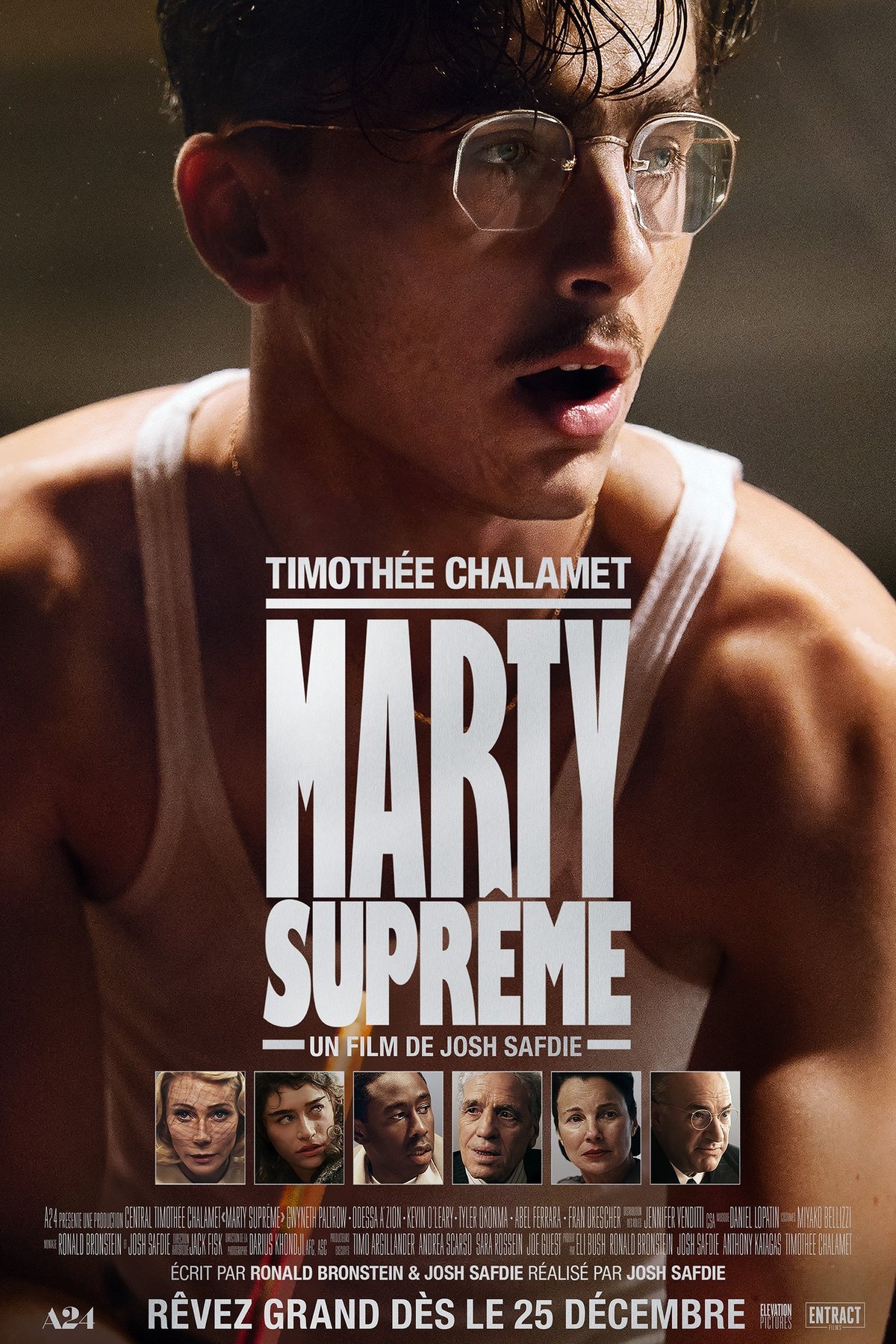 L'affiche du film Marty Suprême v.f.