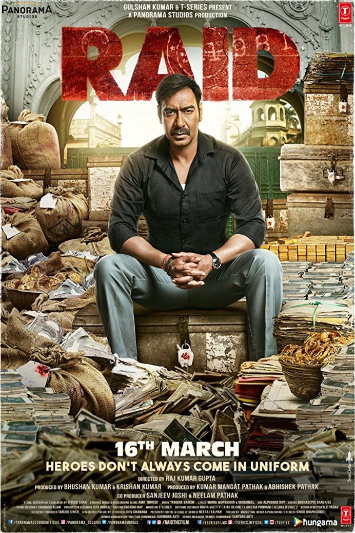 Hindi poster of the movie Raid