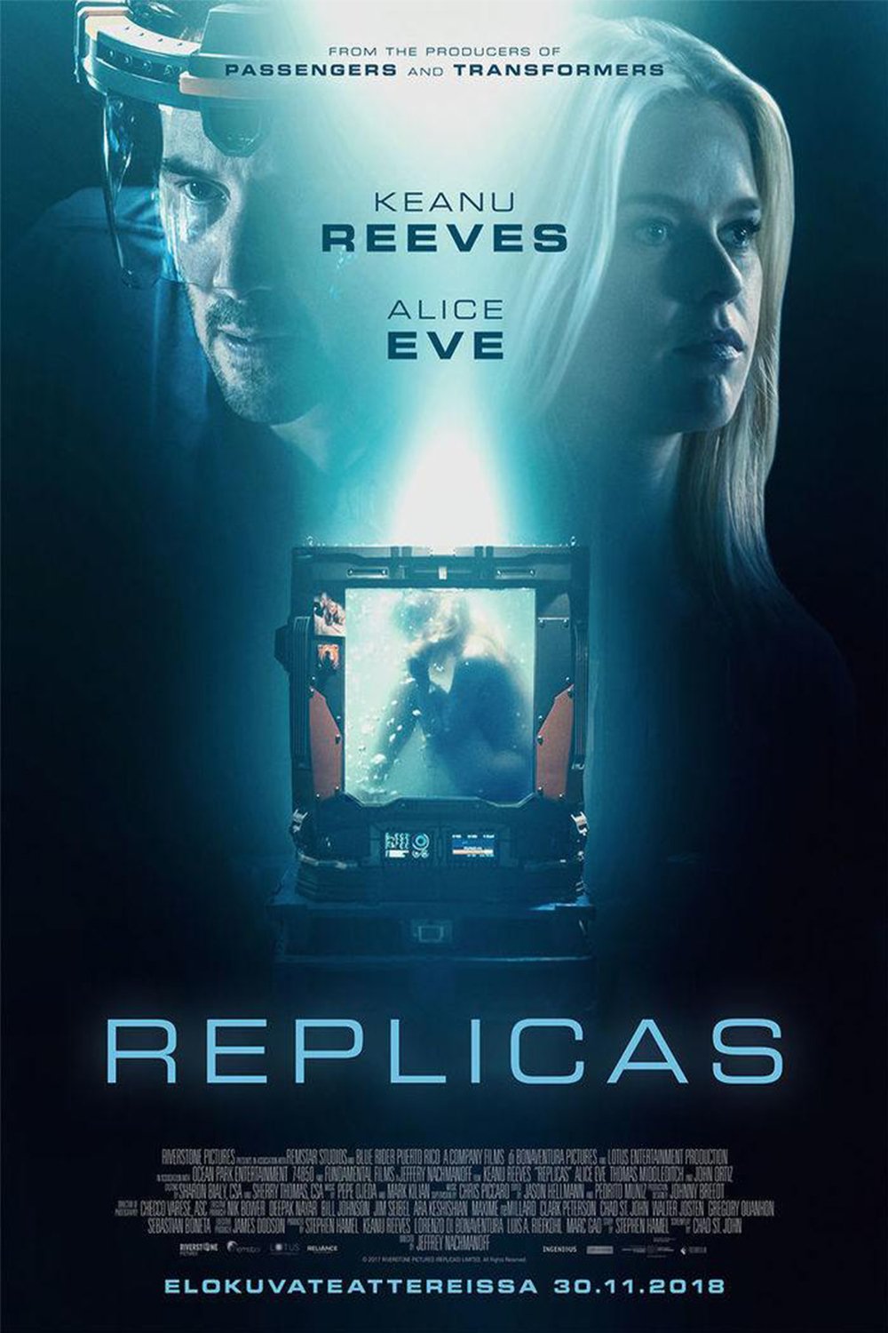 L'affiche du film Replicas