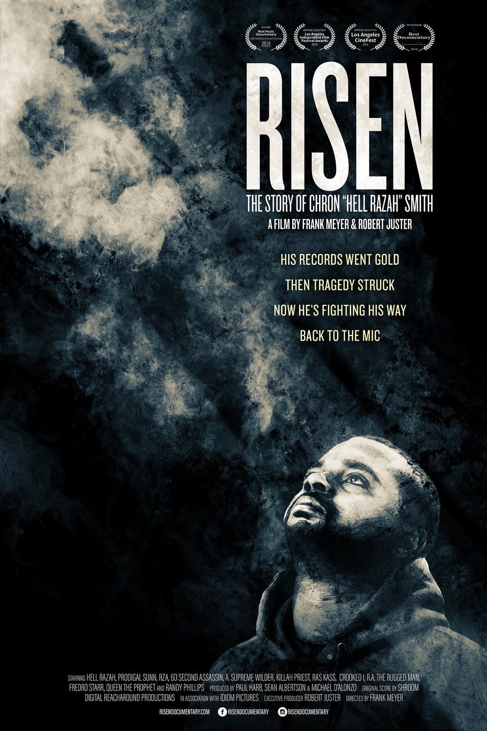 L'affiche du film Risen: The Story of Chron 'Hell Razah' Smith