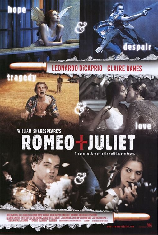 L'affiche du film Romeo + Juliet