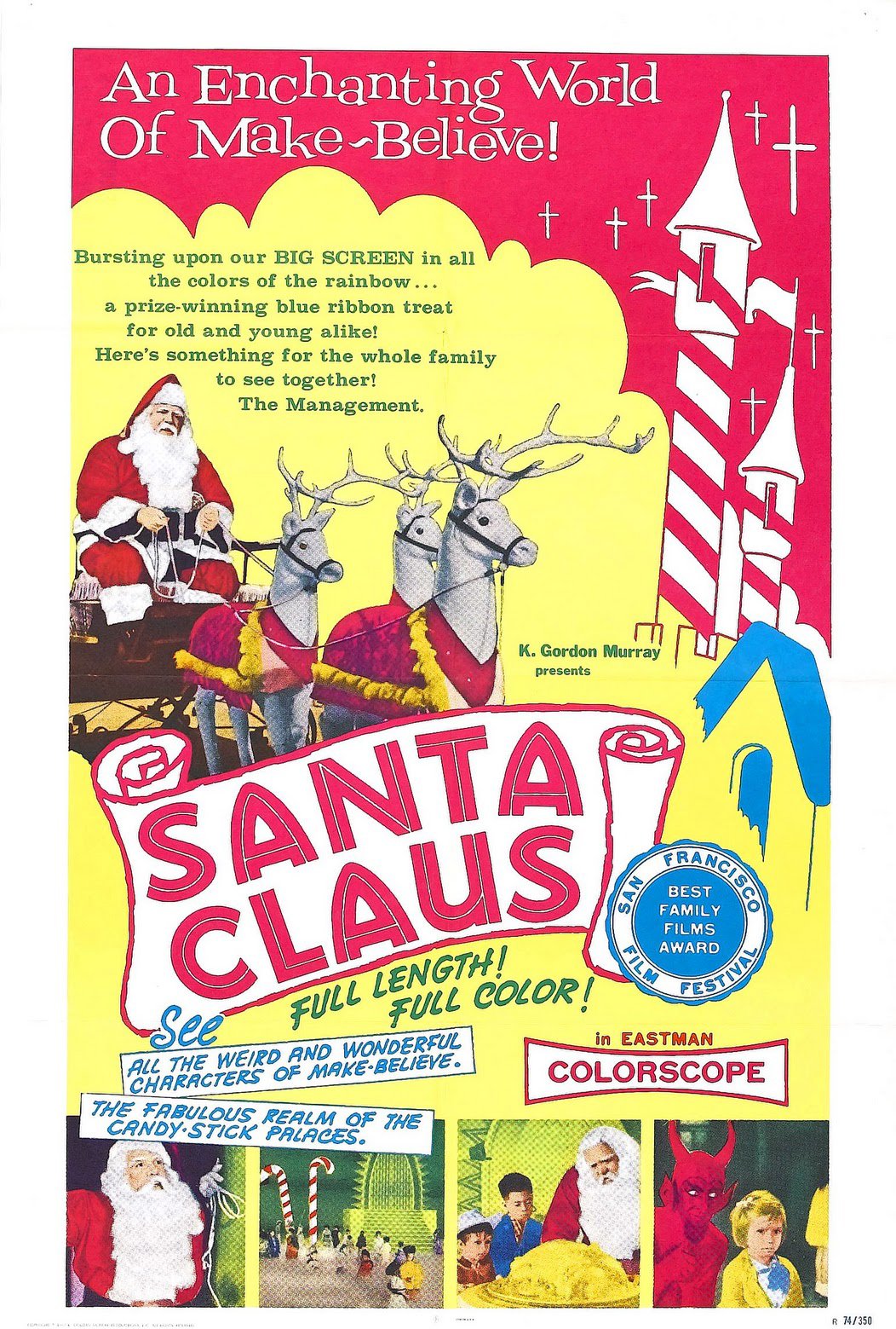 L'affiche originale du film Santa Claus en espagnol