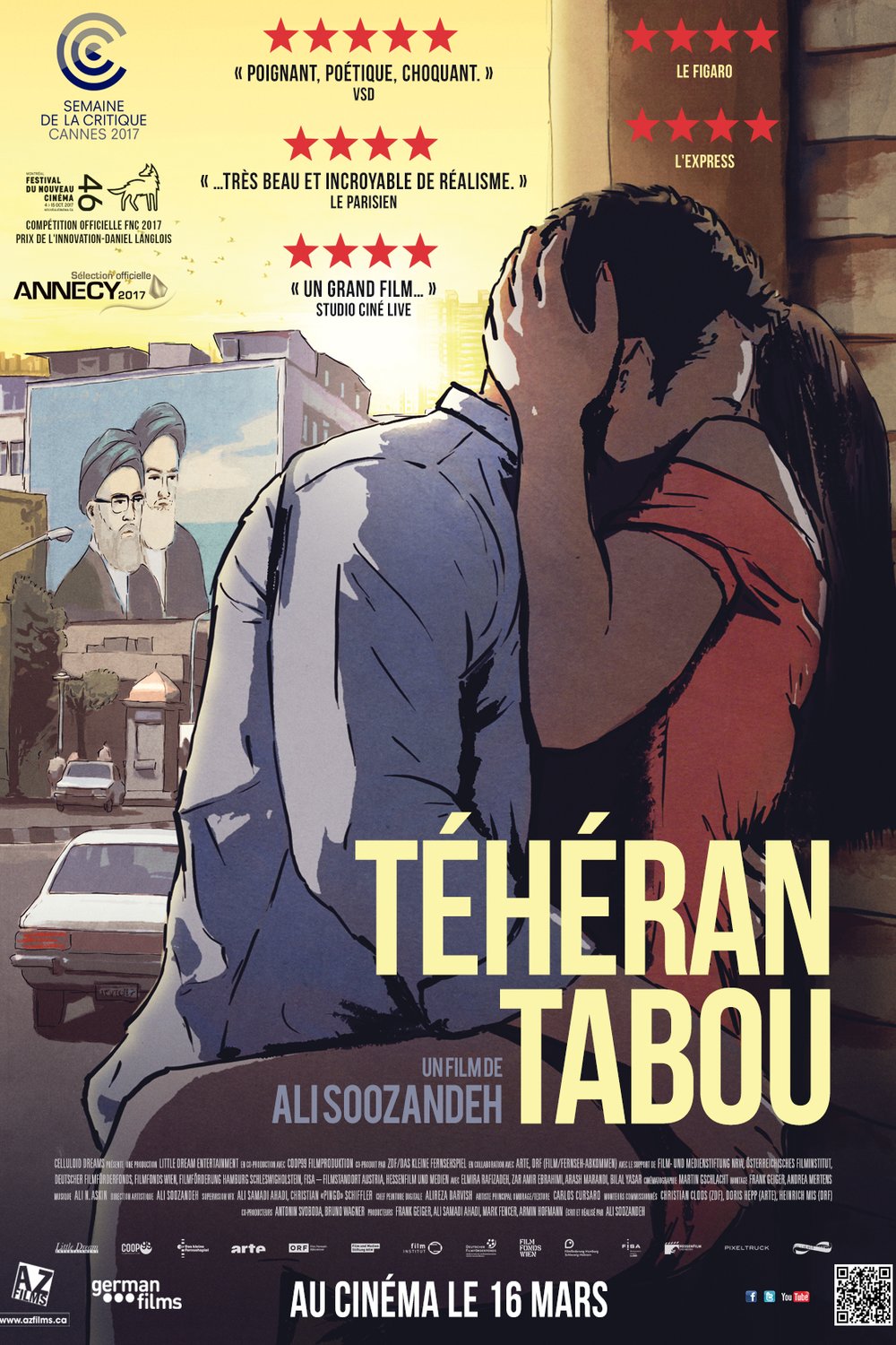 Poster of the movie Téhéran Tabou [2017]