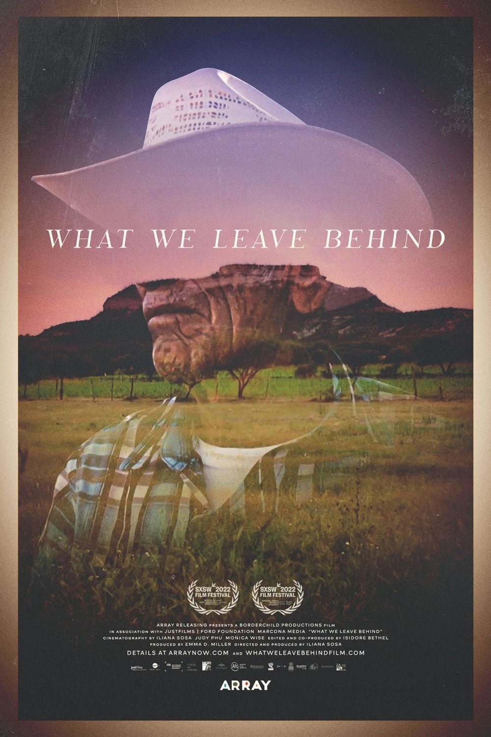 Spanish poster of the movie What We Leave Behind