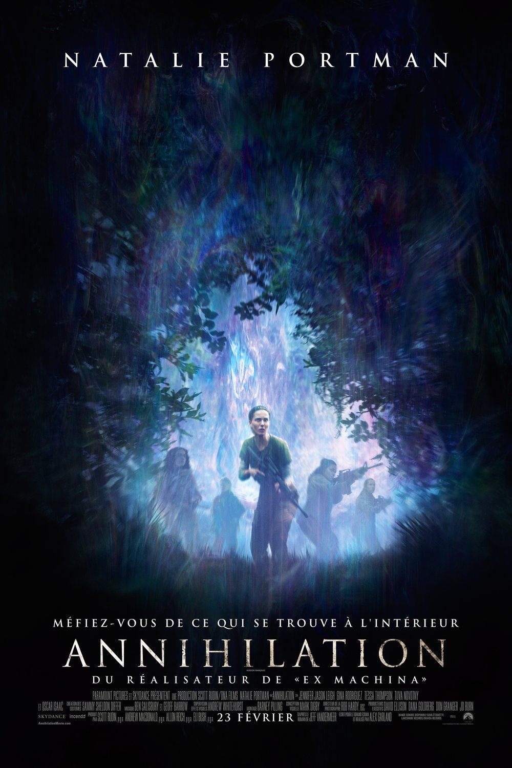 L'affiche du film Annihilation v.f.