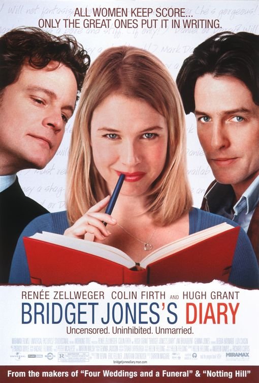 L'affiche du film Bridget Jones's Diary