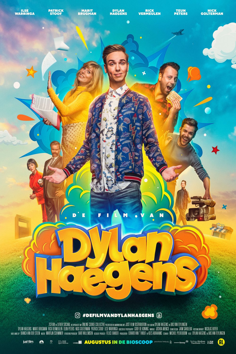 Dutch poster of the movie De Film van Dylan Haegens