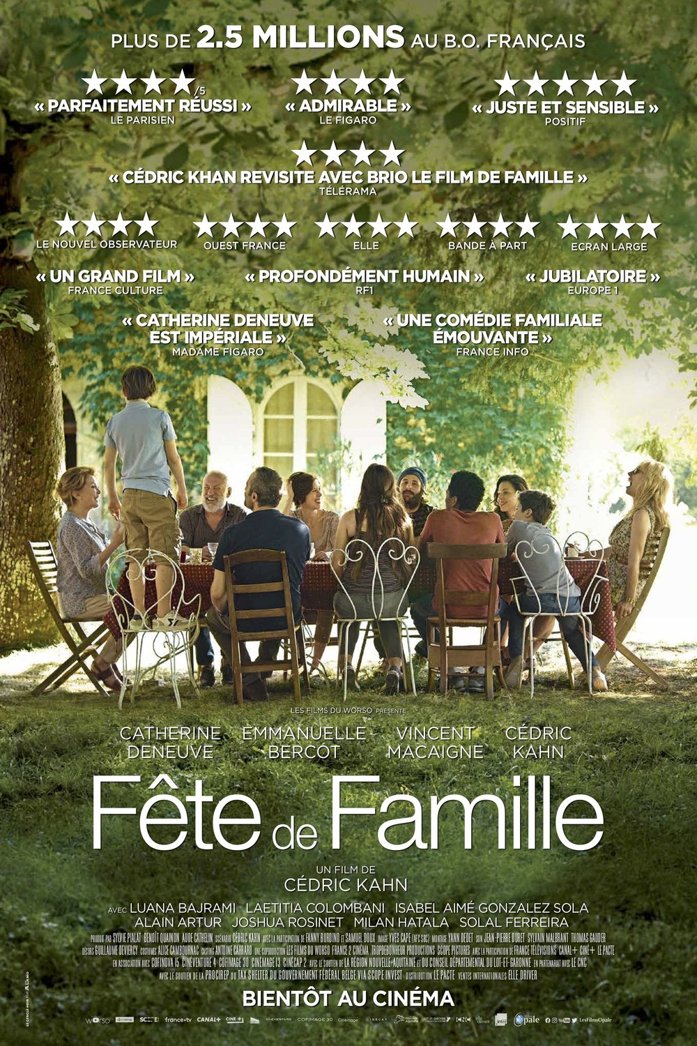L'affiche du film Fête de famille